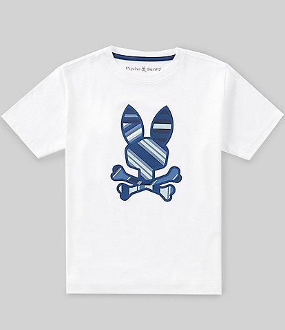 Psycho Bunny Big Boys Drew Short Sleeve Graphic Tee