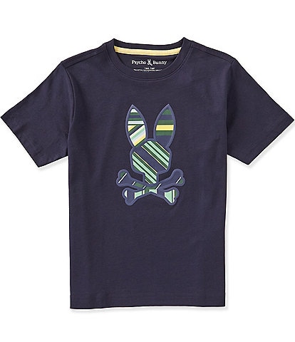 Psycho Bunny Big Boys Drew Short Sleeve Graphic Tee
