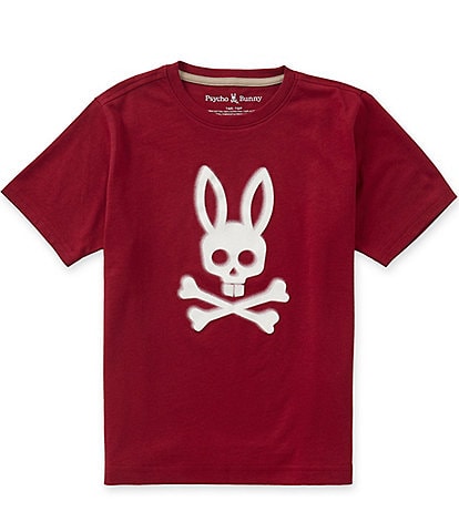 Psycho Bunny Big Boys Emmanuel Short Sleeve Graphic Tee