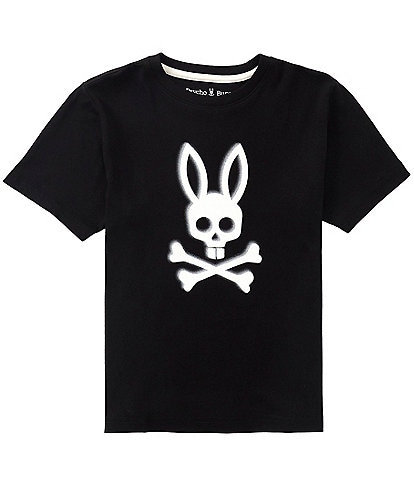 Psycho Bunny Big Boys Emmanuel Short Sleeve Graphic Tee