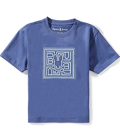 Psycho Bunny Big Boys Gio Relaxed Fit Graphic T-Shirt