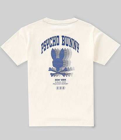 Psycho Bunny Big Boys Nathaniel Short Sleeve Graphic Tee