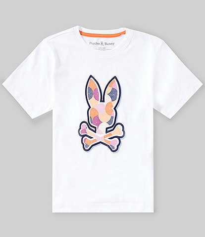 Psycho Bunny Big Boys Short Sleeve Ethan Graphic Tee