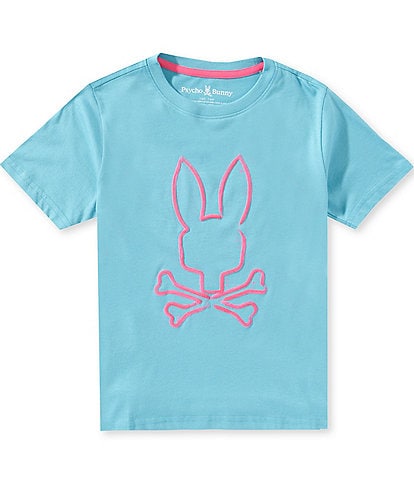 Psycho Bunny Big Boys Short Sleeve Duncan Graphic Tee