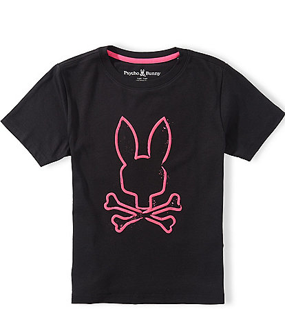 Psycho Bunny Big Boys Short Sleeve Duncan Graphic Tee
