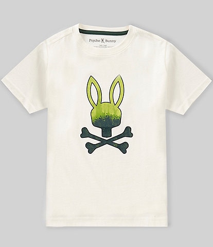 Psycho Bunny Big Boys Short Sleeve Raymond Graphic Tee