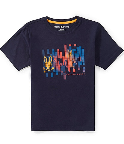 Psycho Bunny Big Boys Short-Sleeve Zander Pixel Tee