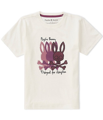 Psycho Bunny Big Boys Walton Short Sleeve Graphic Tee