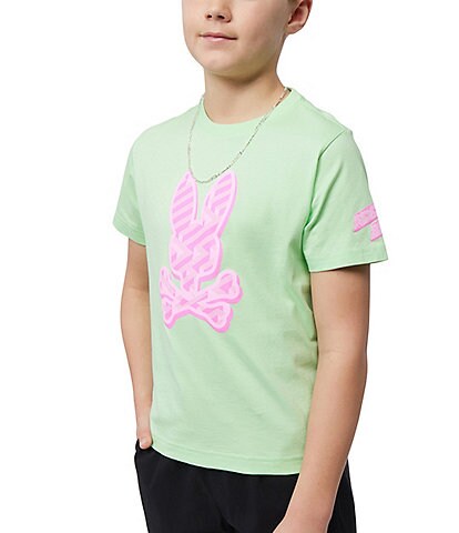 Psycho Bunny Big Kids 5-20 Short Sleeve Pisani Graphic T-Shirt