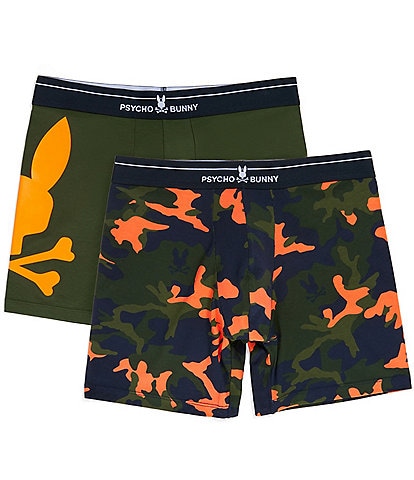 Psycho Bunny Green Boxer Briefs 2-Pack