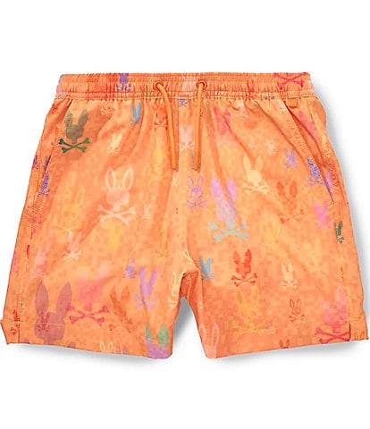 Psycho Bunny Boys Van Printed Volley Shorts