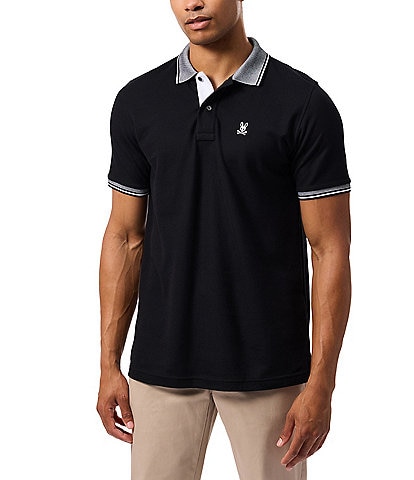 Psycho Bunny Bradford Pique Short Sleeve Polo Shirt