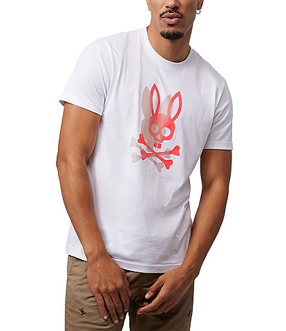 Psycho Bunny Chicago HD Dotted Graphic Short Sleeve T-Shirt