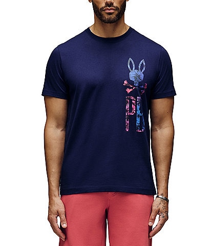 Psycho Bunny Chris Graphic Short Sleeve T-Shirt