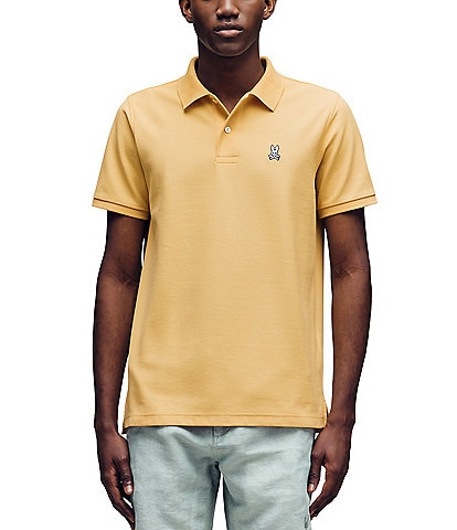 Psycho Bunny Classic Short Sleeve Solid Polo Shirt