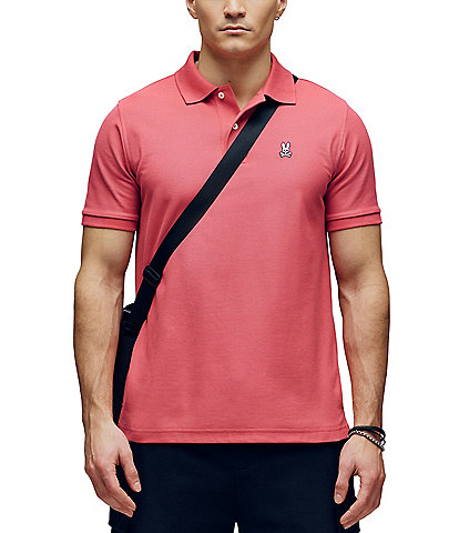 Psycho Bunny Classic Short Sleeve Solid Polo Shirt