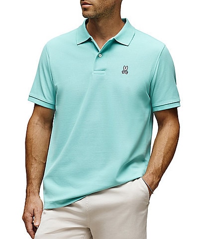 Psycho Bunny Classic Short Sleeve Solid Polo Shirt