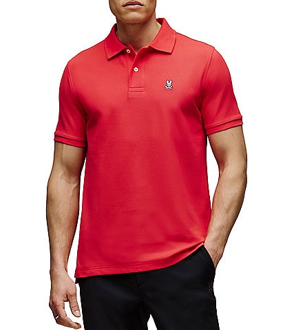 Psycho Bunny Classic Short Sleeve Solid Polo Shirt