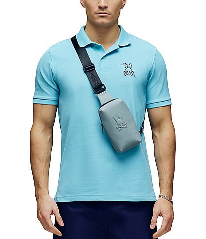 Psycho Bunny Cyrus Pique Short Sleeve Polo Shirt