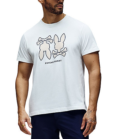 Psycho Bunny Dawson Graphic Short Sleeve T-Shirt
