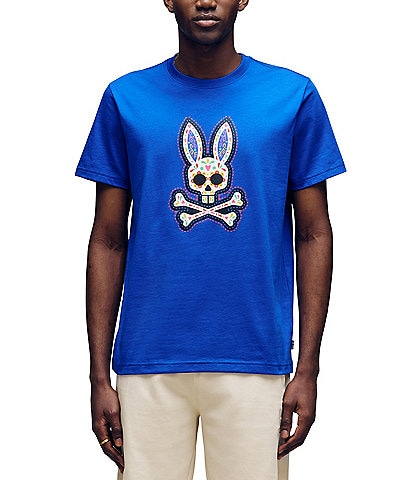 Psycho Bunny Day of the Dead Graphic Short Sleeve T-Shirt