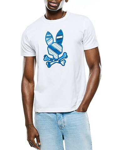 Psycho Bunny Drew Graphic Short Sleeve T-Shirt