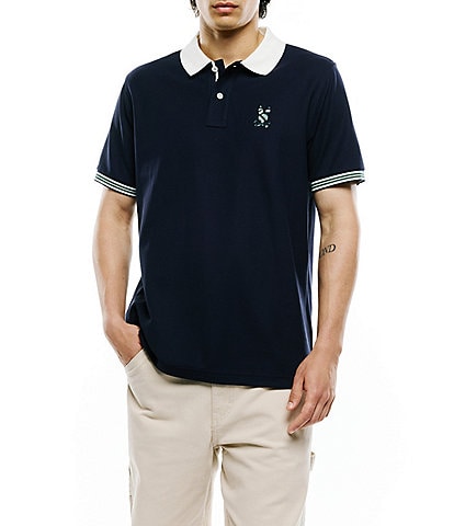 Psycho Bunny Drew Pique Short Sleeve Polo Shirt