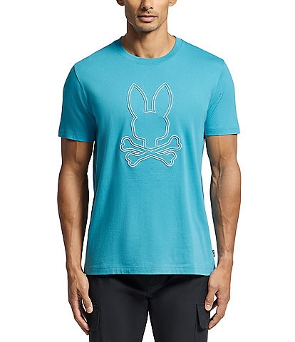 Psycho Bunny Durango Embroidered Graphic Short Sleeve T-Shirt