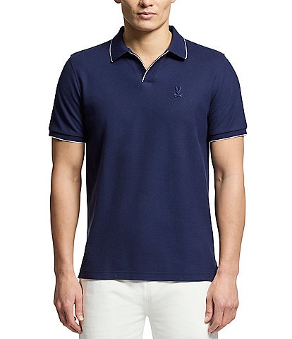 Psycho Bunny East Hills Johnny Collar Short Sleeve Polo Shirt