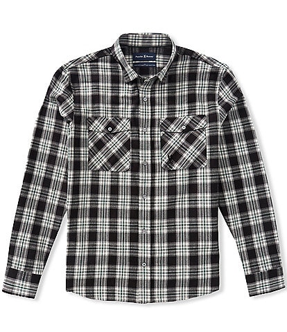 Psycho Bunny Elie Plaid Long Sleeve Woven Shirt
