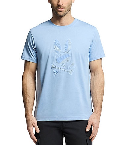 Psycho Bunny Embroidered Baxter Short Sleeve T-Shirt