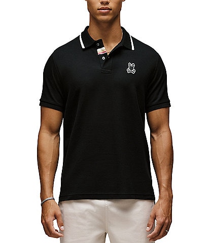 Psycho Bunny Fenley Pique Short Sleeve Polo Shirt