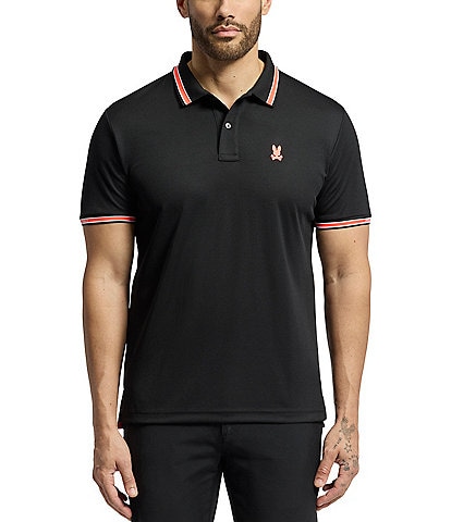 Psycho Bunny Forrest Sport Pique Short Sleeve Polo Shirt