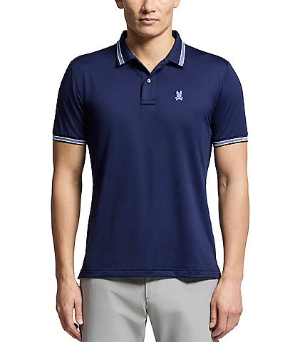 Psycho Bunny Forrest Sport Pique Short Sleeve Polo Shirt