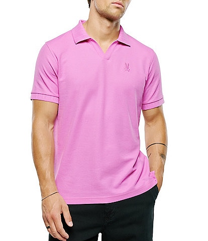 Psycho Bunny Geoffrey Pique Short Sleeve Polo Shirt