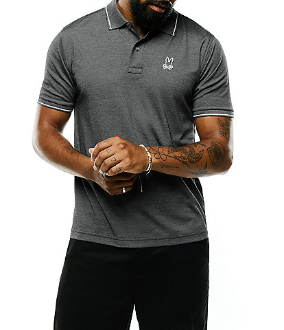 Psycho Bunny Joji Performance Short Sleeve Polo Shirt