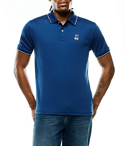 Psycho Bunny Joji Performance Short Sleeve Polo Shirt