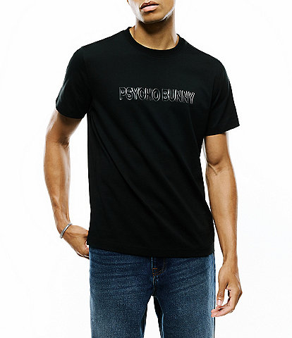 Psycho Bunny Joji Wordmark Short Sleeve T-Shirt