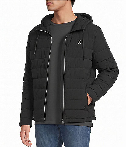 Psycho Bunny Linus Hooded Puffer Jacket