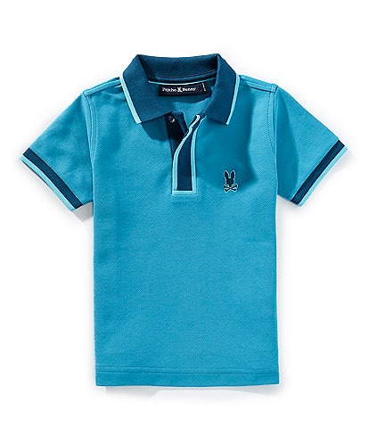 Psycho Bunny Little Boys 2T-6 Rico Pique Polo Shirt
