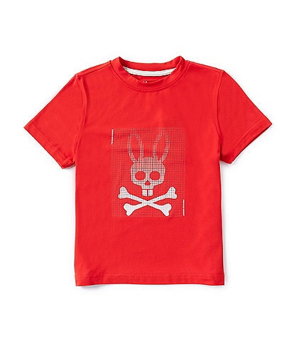 Psycho Bunny Little Boys 2T-6 Short Sleeve Maxwell Sport Graphic T-Shirt