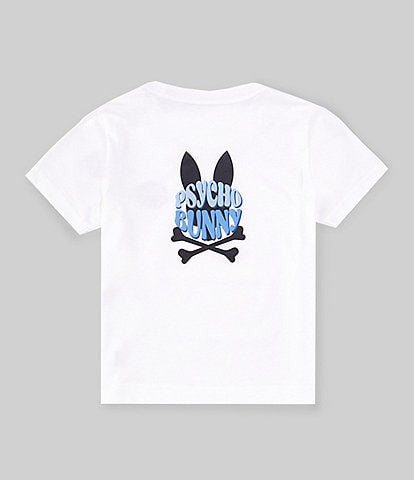 Psycho Bunny Little Boys 2T-6 Short Sleeve Preston Back Graphic T-Shirt