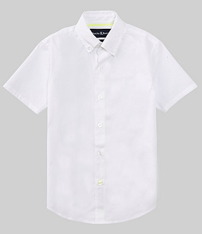 Psycho Bunny Little Boys 5-6 Short Sleeve Ashland Button-Up Shirt
