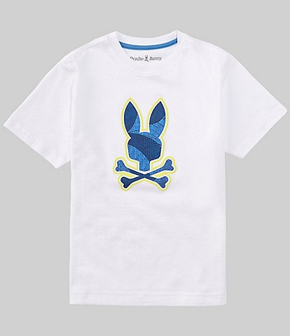 Psycho Bunny Little Boys 5-6 Short Sleeve Lenox Graphic T-Shirt