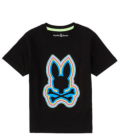 Psycho Bunny Little Boys 5-6 Short Sleeve Maybrook Graphic T-Shirt