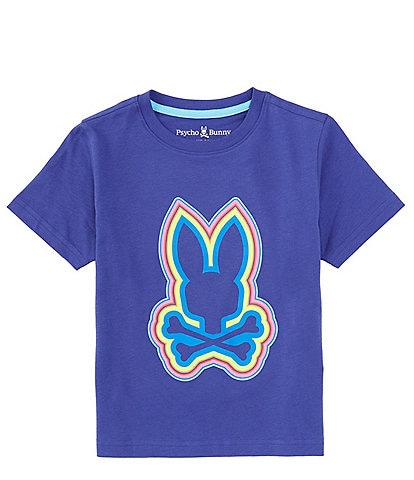 Psycho Bunny Little Boys 5-6 Short Sleeve Maybrook Graphic T-Shirt