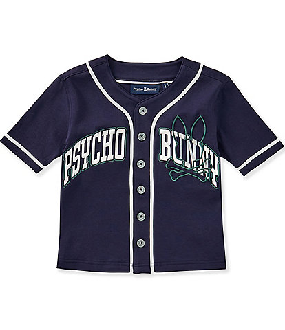 Psycho Bunny Little Boys Nathaniel Baseball Shirt