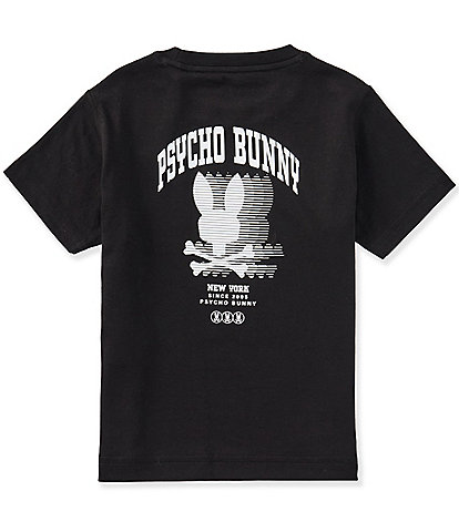 Psycho Bunny Little Boys Nathaniel Long Sleeve Graphic Tee