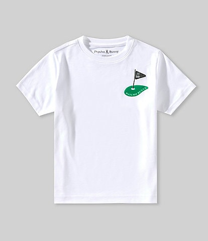 Psycho Bunny Little/Big Boys 5-20 Dale Golf Embroidered/Logo Graphic Short-Sleeve T-Shirt