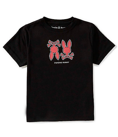 Psycho Bunny Little/Big Boys Dawson Bunny Graphic Short-Sleeve T-Shirt